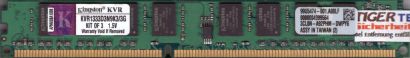 Kingston KVR1333D3N9K3 3G PC3-10600 1GB DDR3 1333MHz 99U5474-001 A00LF RAM* r950