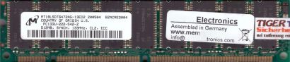 Micron MT18LSDT6472AG-13ED2 PC133 512MB 133MHz ECC Arbeitsspeicher SD RAM* r971