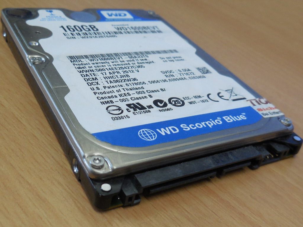 Western Digital WD1600BEVT 160 GB 5400RPM SATA 8 MB 2.5-Inch Notebook Hard  :B001P80F10:ドットサプライ LLC - 通販 - Yahoo!ショッピング - 外付けハードディスク、ドライブ