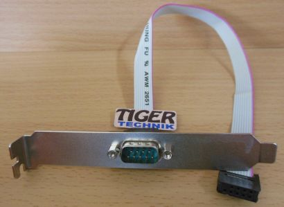 COM Seriell Slotblende Slot Blende Slotblech 9-pin serial bracket* pz1065