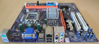 ECS Elitegroup MCP73VT-PM V1.2 Mainboard Sockel 775 VGA LAN PCIe SATA DDR2*m1082