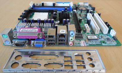 MSI MS-7168 Ver1C Mainboard +Blende AMD Sockel 939 PCIe DDR SATA VGA Audio*m1084
