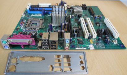 Intel DP965LT Rev D41694-209 Mainboard +Blende Sockel 775 PCIe SATA DDR2* m1085