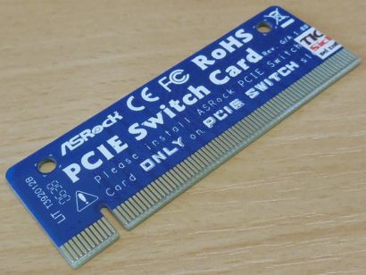 ASRock PCIE Switch Card Rev 1.00 T392012B PCI Express Slot Modul Karte* mbz09