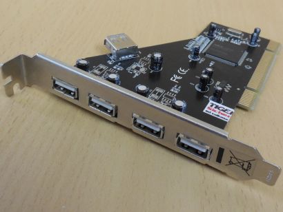 NEC USB 2.0 5-Port Hi-Speed PCI Controller Karte Adapter Card* sk78