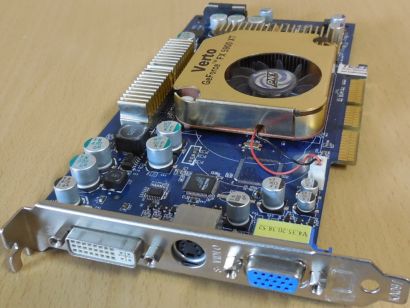 PNY Verto GeForce FX 5900 XT GF5900XA8D13L+OC 128MB RETRO AGP VGA TVOut DVI*g709