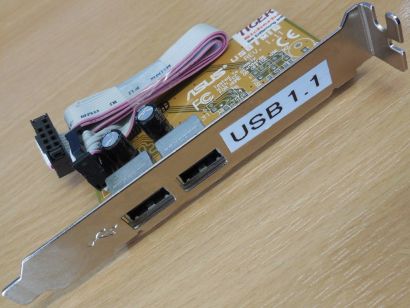 ASUS USB/MIR Rev 1.11 Slotblende 2 Port USB 1.1 für Mainboard Motherboard* pz55