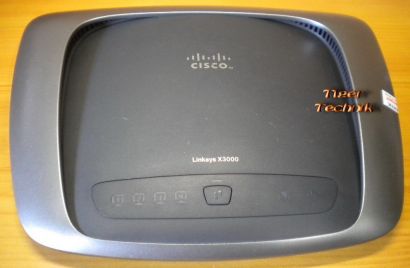 Cisco Linksys X3000 Wireless-LAN ADSL2+ Router inkl. 4-Port Switch USB* nw348