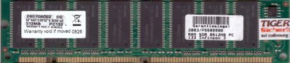 NoName PC133 512MB SDRAM 133MHz Arbeitsspeicher SD RAM mit Infineon Chips* r229