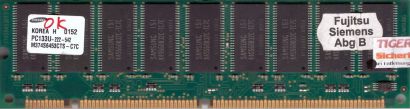Samsung M374S6453CTS-C7C PC133 512MB SDRAM 133MHz Arbeitsspeicher ECC RAM* r493
