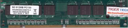 MA084SSC04B75-K PC133 512MB SDRAM 133MHz SD RAM mit SEC Chips* r527