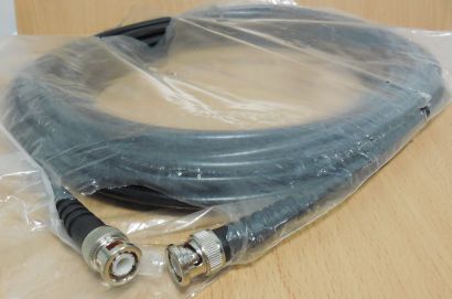 BNC RG59 B U Koaxial Video Kabel 15m BNC Stecker Stecker 75 Ohm schwarz* pz774