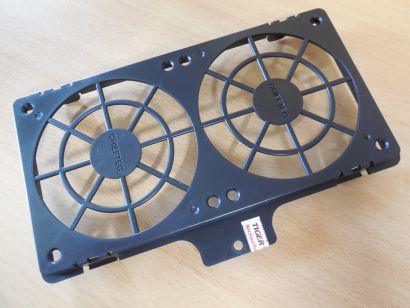 Chieftec Gehäuse Käfig Halterung Rahmen Caddy 2x 92 mm FAN Lüfter Schwarz* pz857